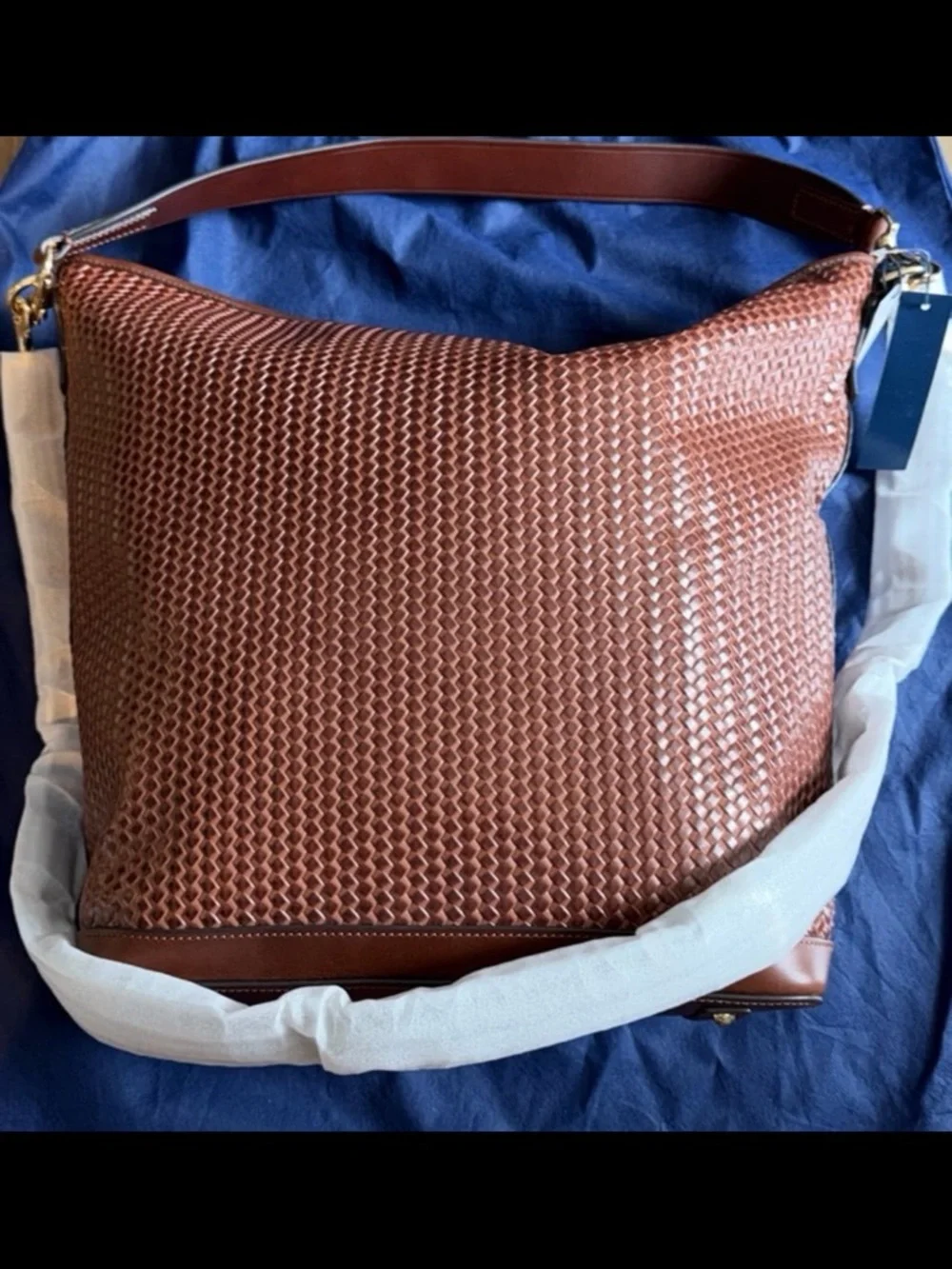 DOONEY & BOURKE Large Chestnut Hobo Bag